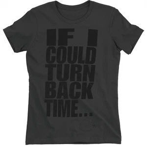 T-shirt uomo Cher Se potessi tornare indietro nel tempo... grande antracite - Foto 1 di 1