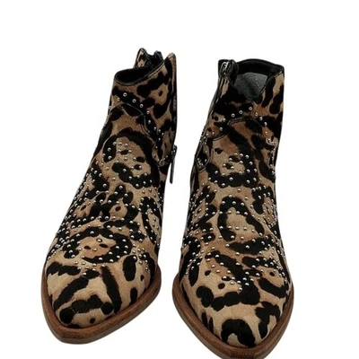 Botines occidentales Gianni Bini para mujer leopardo talla 8,5 multicolor Foto 1 de 4