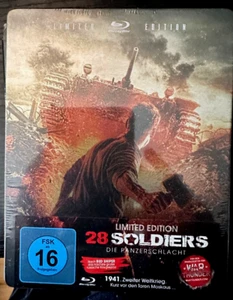 28 Soldiers - Die Panzerschlacht - Steelbook - Blu-Ray New Original Package - Picture 1 of 2