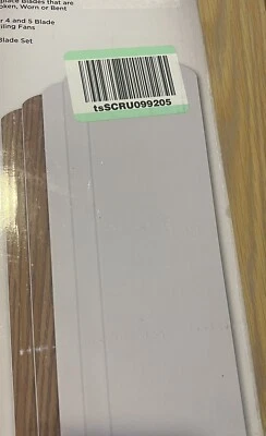 WESTINGHOUSE REVERSIBLE CEILING FAN BLADES 5-PACK, 52", Bleaced Oak - Image 1 of 4