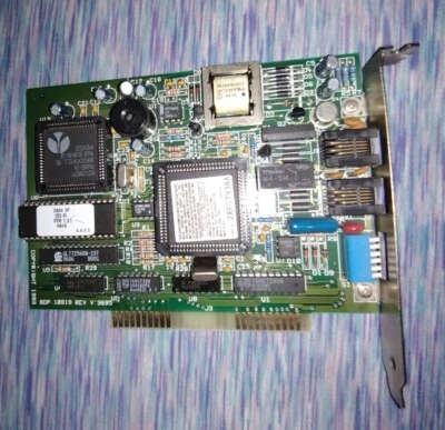 "Vintage"  Generic Modem Card Copyright 1993 - Image 1 of 4