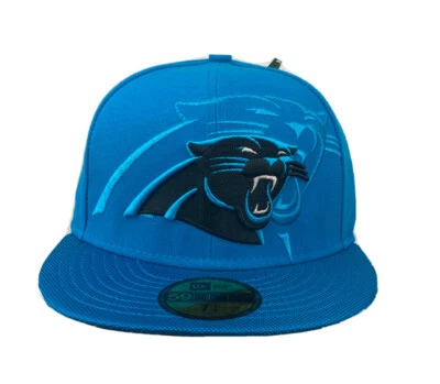 New Era Carolina Panthers Blue NFL 59FIFTY Fitted hat Cap - Image 1 of 4
