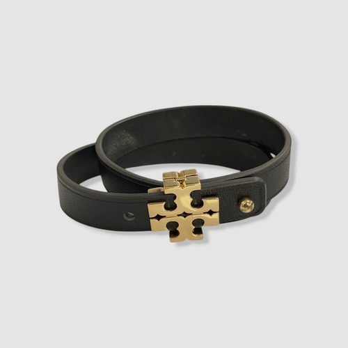Bracciale donna Tory Burch Eleanor placcato oro 18 carati doppio avvolgimento