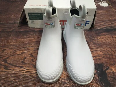 Botas impermeables Xtratuf para hombre 6 pulgadas cubierta al tobillo Sport Pro Lite blancas M14 nuevas en caja  Foto 1 de 4