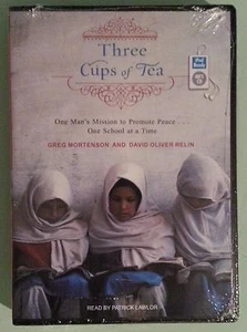 greg mortenson and david oliver relin THREE CUPS OF TEA MP3 CD NEW mp3 format - Picture 1 of 1