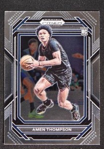 2023-24 Prizm Draft Picks Base #4 Amen Thompson - Overtime Elite !