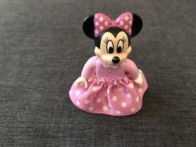 LEGO Duplo Disney Figure Minnie Mouse Mini Figure w Pink Dress Skirt From 10597