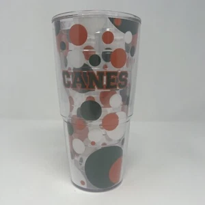 Tervis University Miami Hurricanes Canes 24oz The U Tumbler Travel Cup Mug - Picture 1 of 3