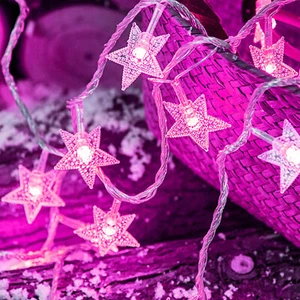 LED Christmas String Fairy Lights Ball Snowflake Star Xmas Party Wedding Lights - Picture 1 of 83