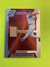 RICKEY HENDERSON ZENITH DODGERS BAT CARD ~ #ZB-3 2005 