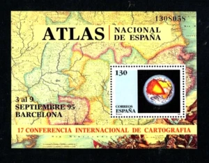 Spanien 2828 postfrisch Bogen Kartographie Karten schöner Preis - Bild 1 von 1