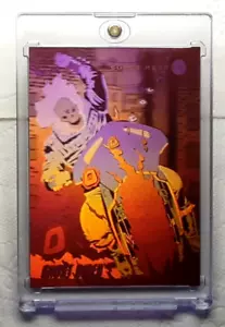 1992 Marvel Universe Hologram Card H-5 GHOST RIDER. FREE ONE-TOUCH-HOLDER - Picture 1 of 2