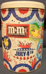 Publicidad patriótica de colección de M&M's 4 de julio de 1988 - Imagen 1 de 2