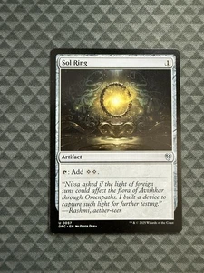 Anillo Sol Magic The Gathering #0057 Uncommon Commander: Aetherdrift (RDC)  - Imagen 1 de 4