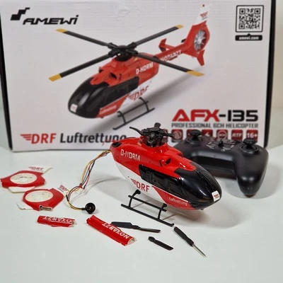 Amewi 25338 DRF AFX-135 PRO Rc Helikopter Brushless 6-Kanal Luftrettung Heli - Bild 1 von 4