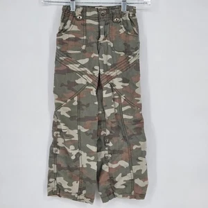 Mossimo Vintage Mädchen 6 Camouflage Cargo Hose weites Bein 90er Kinder Rollriegel - Bild 1 von 4