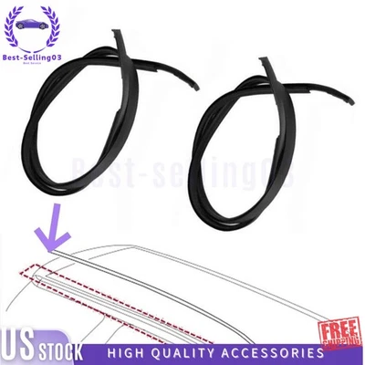 2PCS FOR TOYOTA 2007-11 YARIS HATCHBACK ROOF DRIP SIDE FINISH MOULDING SET RH+LH - Image 1 of 4