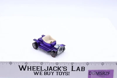 Hot Heap púrpura con interior blanco 1968 Hot Wheels Mattel vintage Redline RL Foto 1 de 4