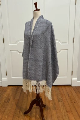 Rebozo tradicional mexicano de Oaxca Mex. Chal mexicano, hecho a mano Foto 1 de 4