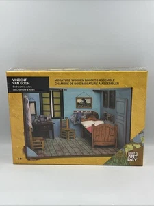 Vincent van Gogh Schlafzimmer in Arles - Miniatur Holzzimmer zum Zusammenbauen von Kunst Neu - Bild 1 von 5