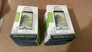 Lote de trabajo 50x Protectores de pantalla de vidrio Griffin Survivor para iPhone 5 / 5s / SE - Imagen 1 de 3