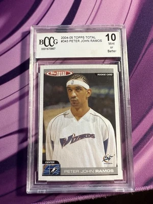 Peter John Ramos - 2004-05 Topps Total  #343  - Rookie CARD - BCCG GEM MINT 10 - Image 1 of 2