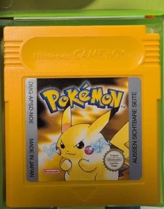 Nintendo Gameboy Pokemon Gelb Game Boy Spiel Pokemon Gelbe Edition PAL - Bild 1 von 4