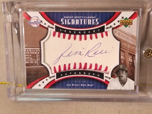 2007 UPPER DECK SWEET SPOT CLASSIC SIGNATURES Jim Rice 47/75