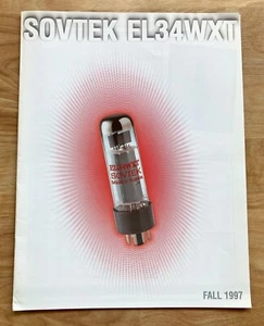 SOVTEK Fall 1997 Catalog Rock Band Gear, Tubes Amps Speakers Switches Pots Parts - Picture 1 of 2