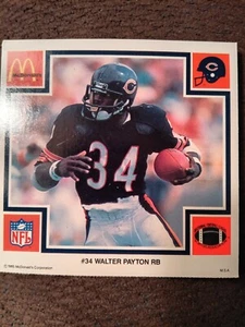 Tarjeta Walter Payton de los Chicago Bears 1985 #34 - Imagen 1 de 2