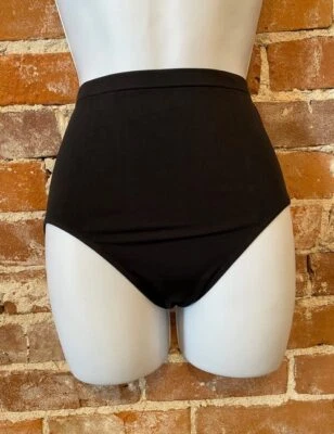 Braguita Rhonda Shear negra sin costuras que absorbe la humedad cintura alta nueva Foto 1 de 3