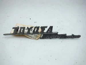 1972 TOYOTA FJ 4WD M/T PASSENGER RIGHT EMBLEM OEM - Picture 1 of 11