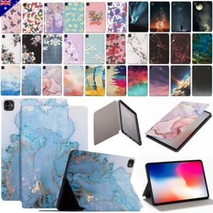 Smart Patterned Leather Case Stand Cover For iPad Air 11" M2 Pro 11 inch M4 2024 - Picture 1 of 48