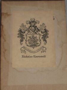 1848 BOOK A TOUR TO RIVER SAGUENAY IN LOWER CANADA BY LANMAN ROOSEVELT BOOKPLATE