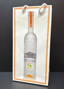 Belvedere Vodka Macerated Lemon Tea Flavor Bottle Gift & Carry Bag - Picture 1 of 9