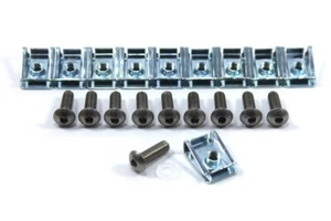 10x Clips de aguja y pernos de acero inoxidable para carenado de carrocería m5 - Imagen 1 de 7