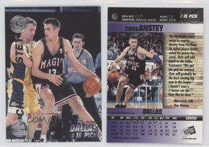 1997 Press Pass Double Threat Silver Chris Anstey #18 Rookie RC
