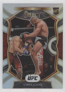 2021 Panini Select UFC Concourse Silver Prizm Ciryl Gane #98 Rookie RC