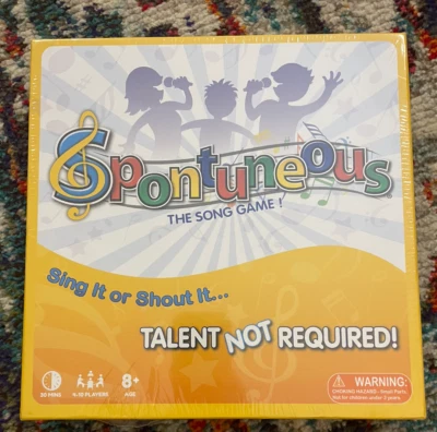 SPONTUNEOUS - O Jogo da Canção, Sing It or Shout It, Talento NÃO Necessário Selado! - Imagem 1 de 2