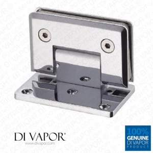Di Vapor (R) 90 grados montado en la pared de la puerta de la ducha bisagra de vidrio | | cromado Reino Unido - Imagen 1 de 9
