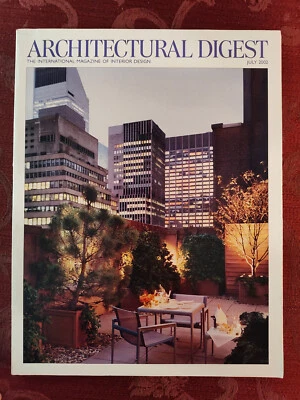 ARCHITECTURAL DIGEST July 2002 Catherine Zeta Jones Michael Douglas Crichton - Image 1 of 3
