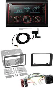 Pioneer 2DIN MP3 DAB USB CD Bluetooth Autoradio für Fiat Idea ab 05 schwarz - Bild 1 von 9