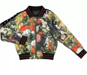 £250 John Richmond Junior Multicoloured Floral Studded Jacket - Picture 1 of 2