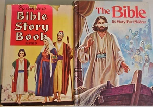 Bibel ihre Geschichte für Kinder Wangerin 1. Auflage 1981 & Bibel Geschichtenbuch 1963 - Bild 1 von 21