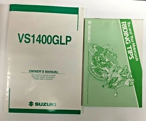 Suzuki VS1400GLP 2003 Owners Manual and Rider Tips Booklets - Imagen 1 de 2