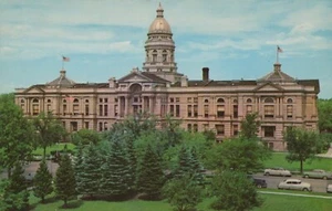 Postal del Capitolio del Estado de Wyoming de Cheyenne - Imagen 1 de 2