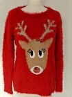 Christmas Jumper Womens Size 10 Red