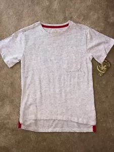 NEW! Boys Short Sleeve Grey T-Shirt, Size 8 - Picture 1 of 2