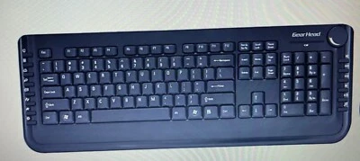 Gear Head 2.4 GHz Wireless Multimedia Keyboard Item no. KB5850W - Image 1 of 2