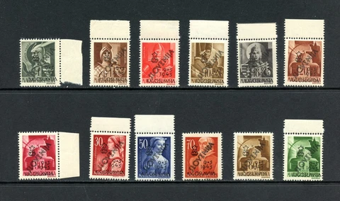 Q285 Yugoslavia 1945 German Occ. Laibach Slovenia Murska Sobota  OVERPRINTED MNH Cover